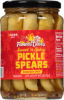 Famous Dave's® Signature Spicy Pickle Spears 24 fl oz