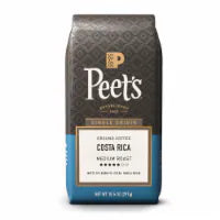 Peet's Coffee, Single Origin Costa Rica Medium Roast Ground Coffee - 10.5oz Bag