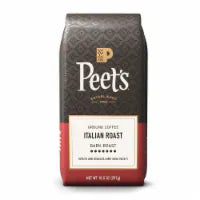 Peet's Coffee, Italian Roast, Dark Roast Ground Coffee - 10.5oz Bag