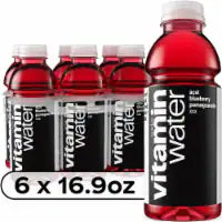 vitaminwater® XXX Acai-Blueberry-Pomegranate Flavored Water Beverage Bottles 6 bottles / 16.9 fl oz