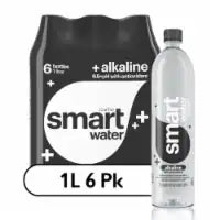 Smartwater® Alkaline Vapor Distilled Bottled Water 6 pk / 33.8 fl oz