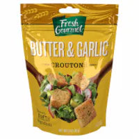 Fresh Gourmet Butter & Garlic Croutons 3 oz