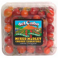 Organic Cherry Tomatoes Del Cabo Mixed Medley 6 oz