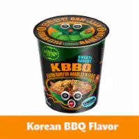 Bibigo Sweet & Savory KBBQ Korean-Style Sauced Instant Ramyun Noodles 3.46 oz