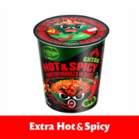 Bibigo Extra Hot & Spicy Korean-Style Sauced Instant Ramyun Noodles 3.46 oz