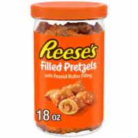 REESE'S FILLED PRETZELS WITH PEANUT BUTTER FILLING 18oz
