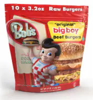Bob's Big Boy Original Beef Burger Patties 2 lb