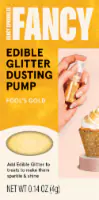 Fancy Sprinkles Fool's Gold Edible Glitter Dusting Pump Kit 0.14 oz