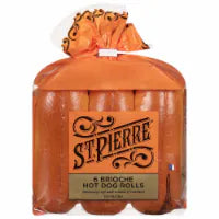 St. Pierre® Brioche Hot Dog Buns 6 ct / 9.5 oz