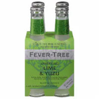 Fever-Tree Sparkling Lime & Yuzu Mixers 4 bottles / 6.8 fl oz