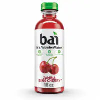 Bai Zambia Bing Cherry Water Beverage Bottle 18 fl oz