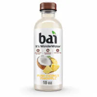 Bai Puna Coconut Pineapple Water Beverage Bottle 18 fl oz