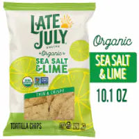 Late July® Sea Salt & Lime Organic Tortilla Chips 10.1 oz