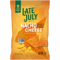 Late July Nacho Cheese Tortilla Chips 6 oz