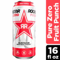 Rockstar® Pure Zero Fruit Punch Energy Drink Can 16 fl oz