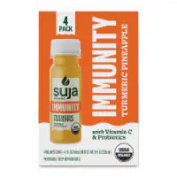 Suja Organic Immunity Turmeric Pineapple Wellness Shots 4 pack / 8 fl oz