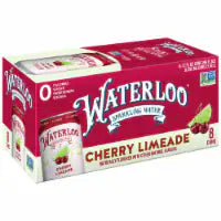 Waterloo® Cherry Limeade Sparkling Water 8 pk / 12 fl Oz Cans