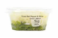Fresh Kitchen Diced Bell Pepper & White Onion 7 oz