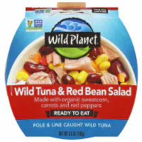 Wild Planet Ready to Eat Tuna Bean & Corn Salad Bowl 5.6 oz