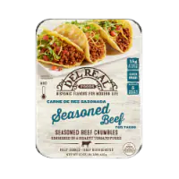 Del Real Foods Taco Meat Seasoned Beef 1 ct