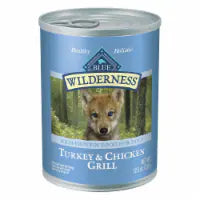 Blue Wilderness Puppy Turkey & Chicken Grill Wet Dog Food 12.5 oz