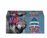 Blue Buffalo Wilderness High Protein Beef and Chicken & Salmon and Chicken Adult Wet Dog Food 6 ct / 12.5 oz