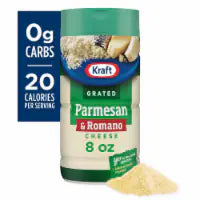 Kraft Grated Cheese Parmesan & Romano 8 Ounce