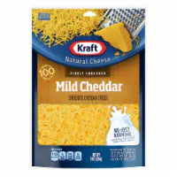 Kraft Mild Cheddar Finely Shredded Cheese 8 OZ (226g)