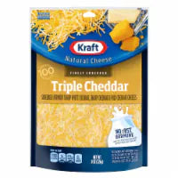 Kraft Triple Cheddar Finely Shredded Cheese 8 OZ (226g)