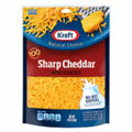 Kraft Sharp Cheddar Shredded Cheese 8 OZ (226g)