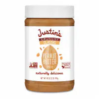 Justin's Crunchy Classic Peanut Butter NET WT 16 OZ (1 LB)