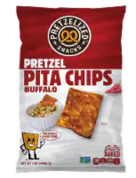 PRETZELIZED™ Snacks Buffalo Pita Chips Pretzel 7oz