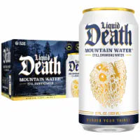 Liquid Death, Still Mountain Water, Real Mountain Source 6 ct / 12 fl oz