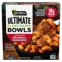Gardein Ultimate Plant-Based Bowls Meatball Marinara, Frozen Meat Alternative 9 OZ