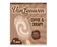 Van Leeuwen® Swirls Coffee & Cream French Ice Cream Bar 4 ct / 3 fl oz