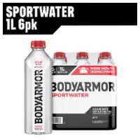 BODYARMOR® SportWater Sports Drink Bottles 33.8 fl oz (6 pack)