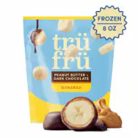 Tru Fru Fresh Frozen Bananas in Dark Chocolate & Peanut Butter 8.0 OZ