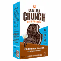 Catalina Crunch® Chocolate Vanilla Keto Sandwich Cookies 6.8oz