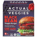 Actual Veggies® Black Bean Veggie Burgers 4 ct / 3 oz