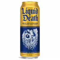 Liquid Death, Dead Billionaire Iced Tea, Half Lemonade Half Black Tea 1 ct / 19.2 fl oz