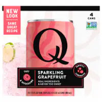 Q Mixers Sparkling Grapefruit, Premium Cocktail Mixer, 7.5 Fl Oz Pack of 4