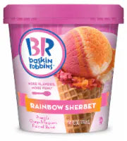 Baskin Robbins® Rainbow Sherbet Pint