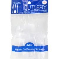 ATA Retail Plastic Cutlery 48 pc