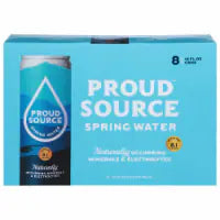 Proud Source Bottled Water 8 bottles / 12 fl oz