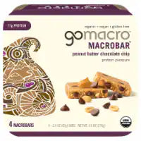 GoMacro® Peanut Butter Chocolate Chip Nutrition Bars