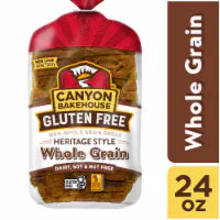 Canyon Bakehouse Heritage Style Whole Grain Gluten Free Bread Large-Sliced Frozen 24 oz