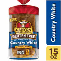 Canyon Bakehouse Gluten Free Country White 100% Whole Grain Bread 15 oz