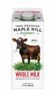 Maple Hill Organic 100% Grassfed Whole Milk 1/2 gal
