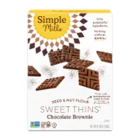 Simple Mills® Seed & Nut Flour Sweet Thins Chocolate Brownie 4.25 oz