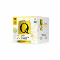 Q Mixers Light Tonic Water, Premium Cocktail Mixer Made with Real Ingredients 4 ct / 7.5 fl oz